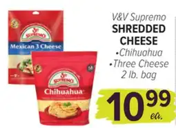 Cermak Fresh Market V&V Supremo SHREDDED CHEESE offer