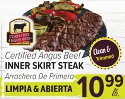 Cermak Fresh Market Certified Angus Beef INNER SKIRT STEAK offer