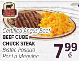 Cermak Fresh Market Certified Angus Beef BEEF CUBE CHUCK STEAK offer