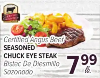 Cermak Fresh Market Certified Angus Beef SEASONED CHUCK EYE STEAK offer
