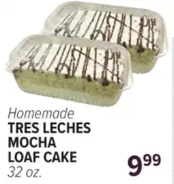 Cermak Fresh Market Homemade TRES LECHES MOCHA LOAF CAKE offer