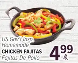 Cermak Fresh Market US Gov't Insp. Homemade CHICKEN FAJITAS offer