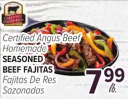 Cermak Fresh Market Certified Angus Beef Homemade SEASONED BEEF FAJITAS offer