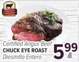 Cermak Fresh Market Certified Angus Beef CHUCK EYE ROAST offer
