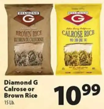 Times Supermarkets Diamond G Calrose or Brown Rice offer