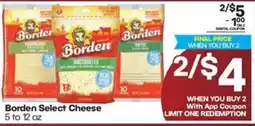 Harp's Market Borden Select Cheese offer