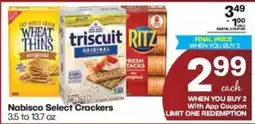 Harp's Market Nabisco Select Crackers offer