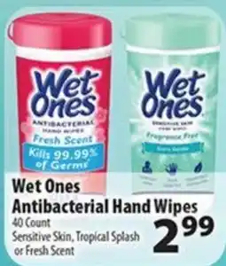 Times Supermarkets Wet Ones Antibacterial Hand Wipes offer