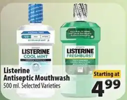 Times Supermarkets Listerine Antiseptic Mouthwash offer