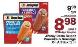 Harp's Market Jimmy Dean Select Pancake & Sausage On A Stick offer