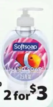 Times Supermarkets Softsoap hand soap offer