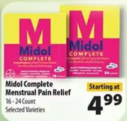 Times Supermarkets Midol Complete Menstrual Pain Relief offer