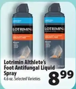 Times Supermarkets Lotrimin Athlete's Foot Antifungal Liquid Spray offer