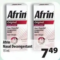 Times Supermarkets Afrin Nasal Decongestant offer