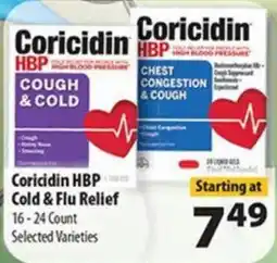Times Supermarkets Coricidin HBP Cold & Flu Relief offer