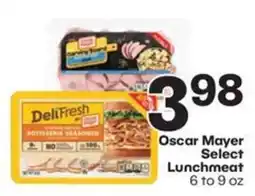 Harp's Market Oscar Mayer Select Lunchmeat offer