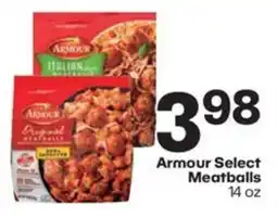 Harp's Market Armour Select Meatballs offer