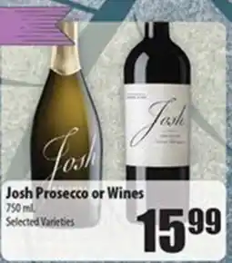 Times Supermarkets Josh Prosecco or Wines offer