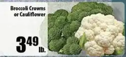 Times Supermarkets Broccoli Crowns or Cauliflower offer