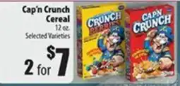 Times Supermarkets Cap'n Crunch Cereal offer