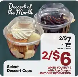 Harp's Market Select Dessert Cups offer