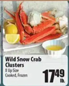 Times Supermarkets Wild Snow Crab Clusters offer