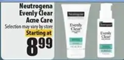 Times Supermarkets Neutrogena Evenly Clear Acne Care offer