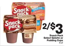 Harp's Market Snack Pack Select Gelatin or Pudding Cups offer