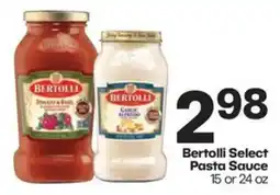 Harp's Market Bertolli Select Pasta Sauce offer