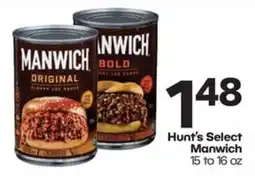 Harp's Market Hunt's Select Manwich offer