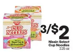 Harp's Market Nissin Select Cup Noodles offer