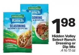 Harp's Market Hidden Valley Select Ranch Dressing or Dip Mix offer