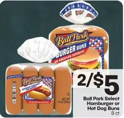 Harp's Market Ball Park Select Hamburger or Hot Dog Buns offer