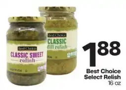 Harp's Market Best Choice Select Relish offer