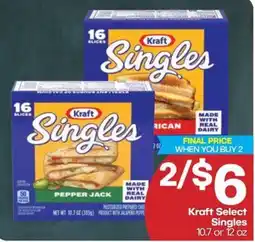 Harp's Market Kraft Select Singles offer