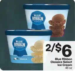Harp's Market Blue Ribbon Classics Select Ice Cream offer