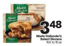 Harp's Market Marie Callender's Select Dinners offer