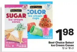 Harp's Market Best Choice Select Ice Cream Cones offer