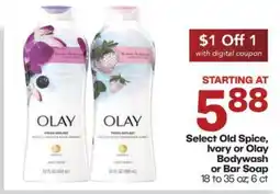 Harp's Market Olay bodywash offer