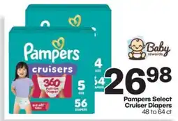 Harp's Market Pampers Select Cruiser Diapers offer