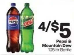 Harp's Market Pepsi & Mountain Dew offer