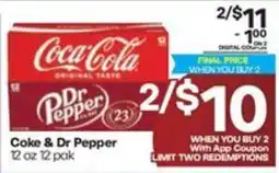Harp's Market Coke & Dr Pepper offer