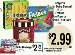 Big Saver Foods Dreyer's Frozen Dairy Dessert offer