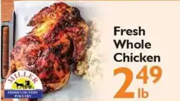 Festival Foods Miller Amish Country Poultry Fresh Whole Chicken offer
