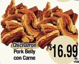 Big Saver Foods Chicharron Pork Belly con Carne offer
