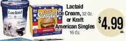 Big Saver Foods Lactaid ice cream or kraft american singles offer