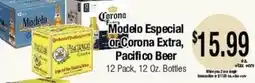 Big Saver Foods Modelo Especial or Corona Extra, Pacifico Beer offer