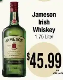 Big Saver Foods Jameson Irish Whiskey offer