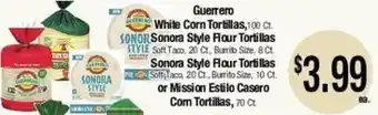 Guerrero White Corn Tortillas