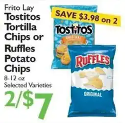 Festival Foods Frito Lay Tostitos Tortilla Chips or Ruffles Potato Chips offer